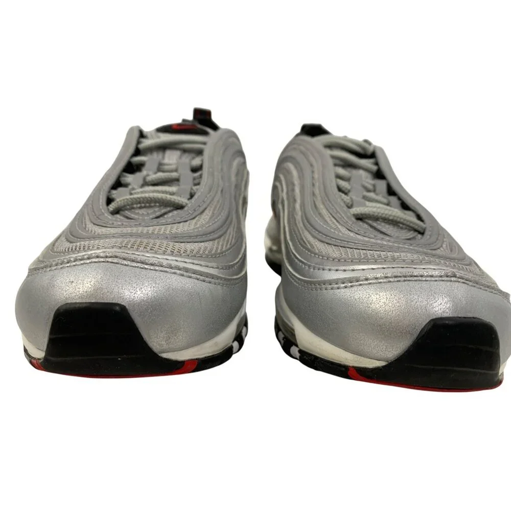 Nike Air Max 97 Silver Bullet Sneakers Youth 6.5Y O10705 EUC 918890-001 Athletic - Picture 9 of 10